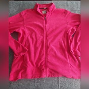 Destinations performance outerwear fleece zip up XL PINK‎